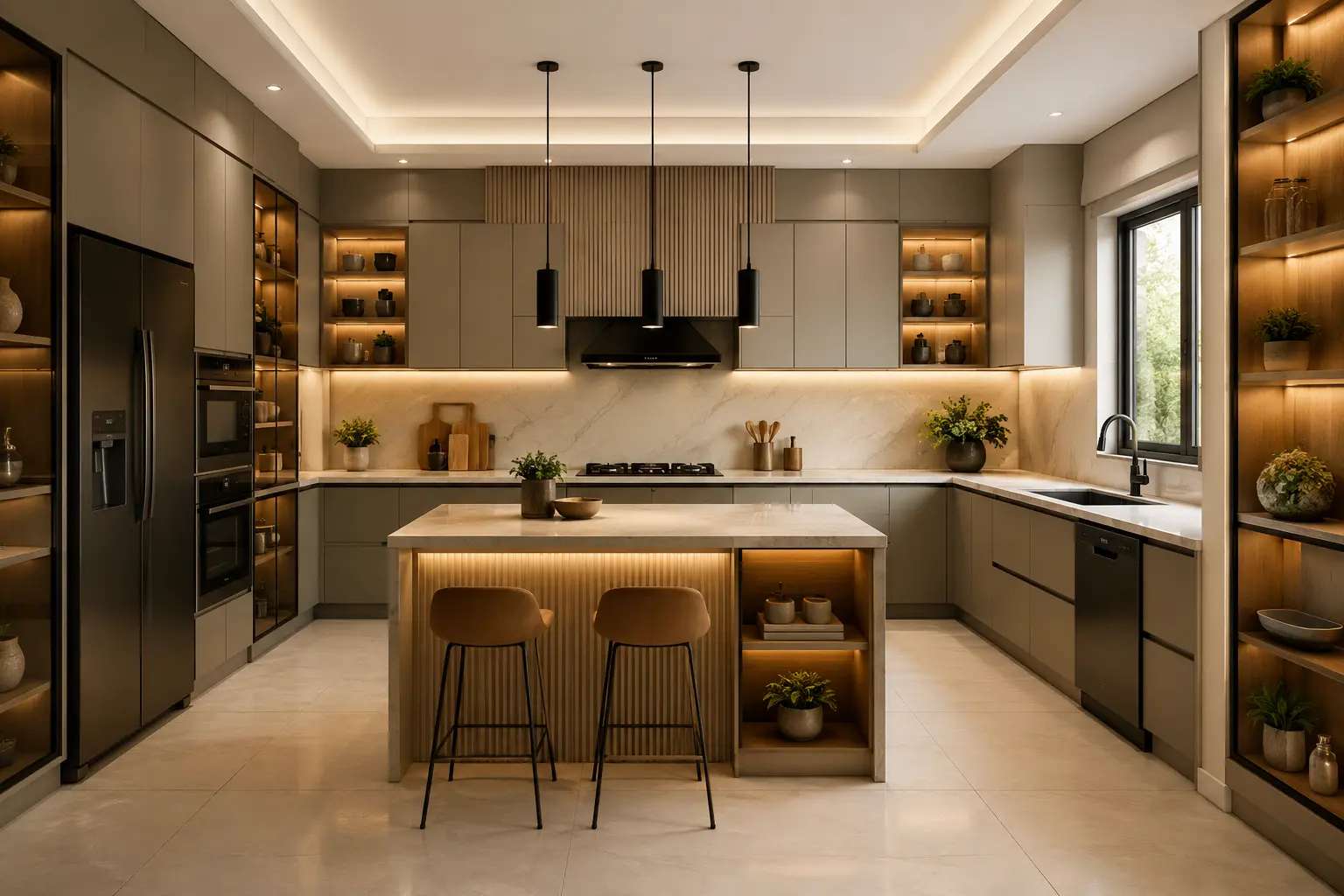 Luxury modular kitchen design
